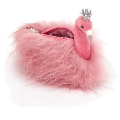 Fancy Flamingo Purse (Medium)