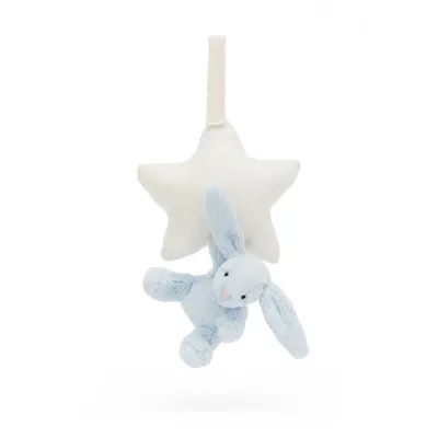 Bashful Blue Bunny Star Musical Pull (Medium)