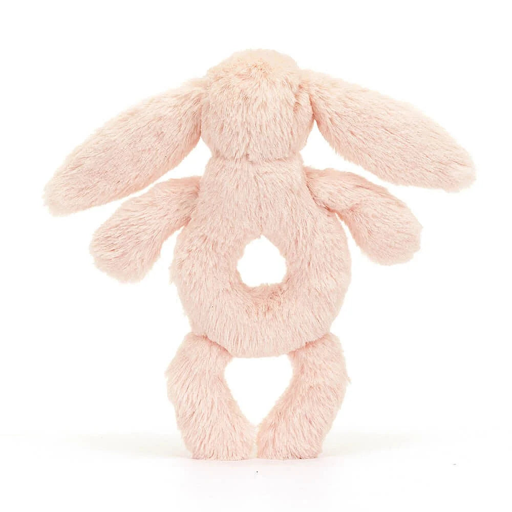 Bashful Bunny Ring Rattle (Blush)