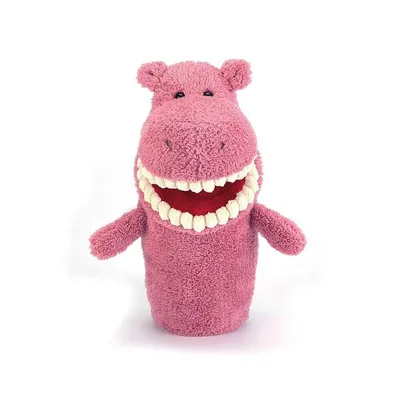 Toothy Hippo Hand Puppet