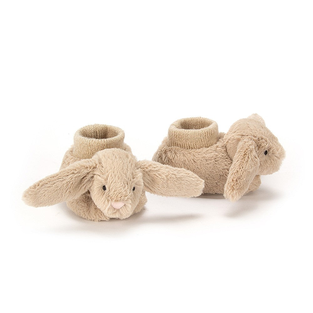 Bashful Beige Bunny Booties (Small)