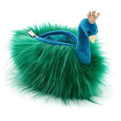 Fancy Peacock Purse (Medium)