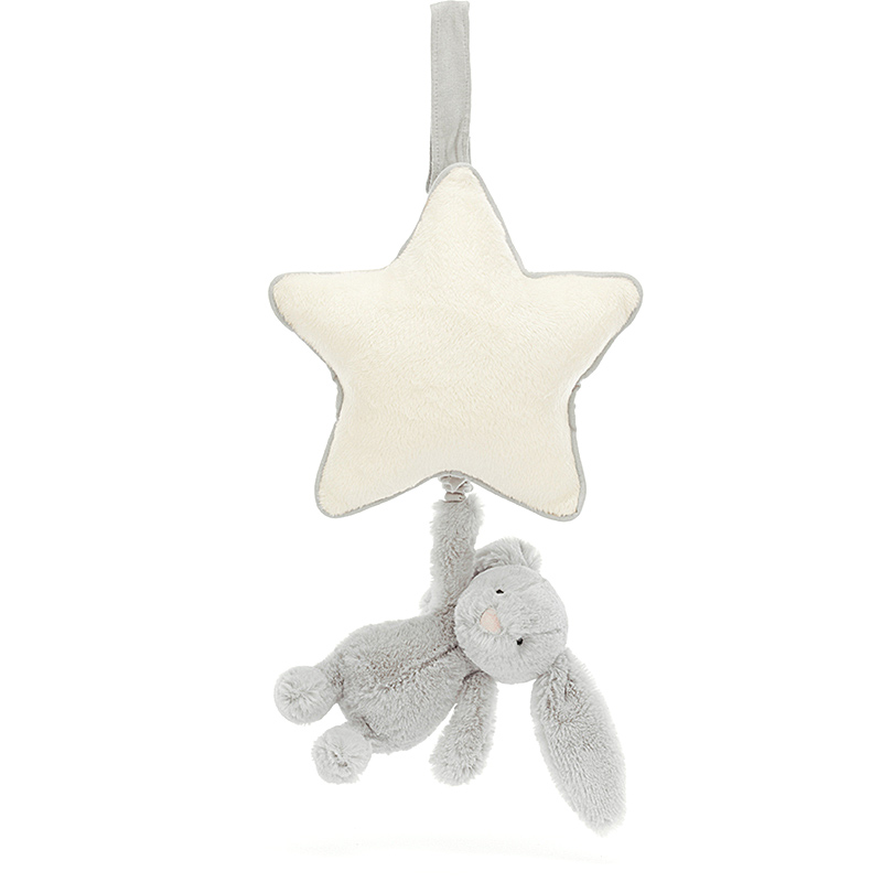 Bashful Bunny Musical Pull (Silver - Large)
