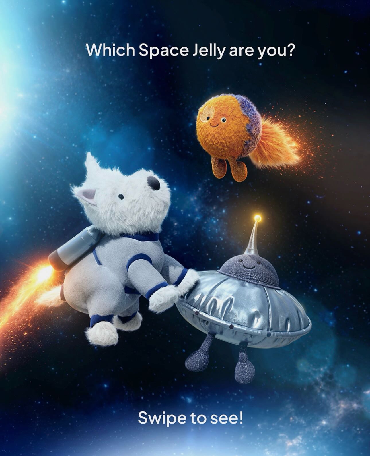 Which Space Jelly are you? Comment below 🚀💙

#jellycatlondon 
#jellycatspace