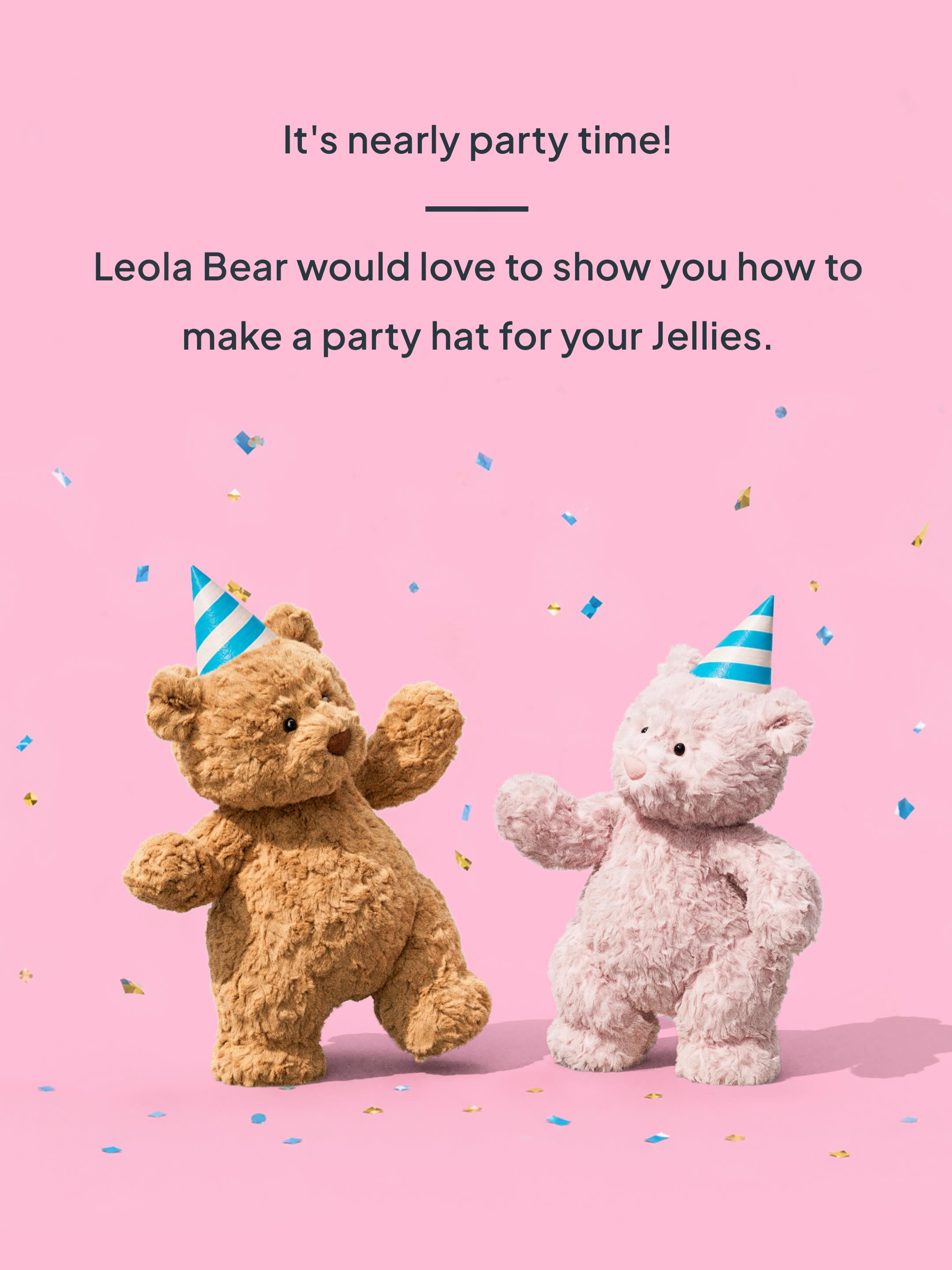 Party time is around the corner, here’s how to make your very own party hat 🎉💙

#bartholomewbearsbirthday