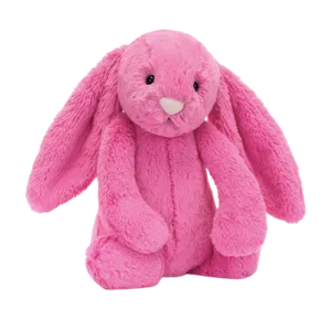Bashful Hot Pink Bunny (Medium)