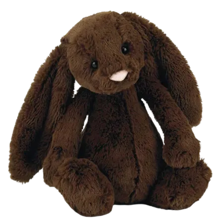 Bashful Chocolate Bunny (Medium)