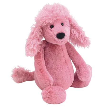Bashful Poodle - (Pink - Medium)
