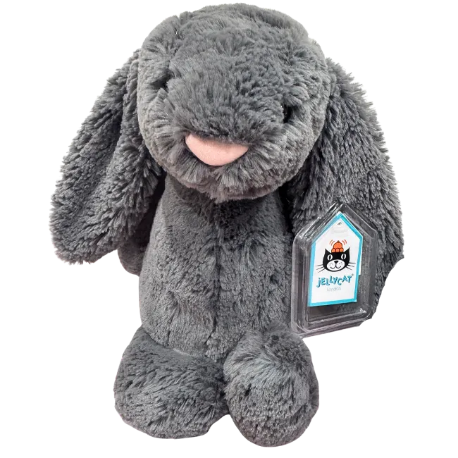 Bashful Charcoal Bunny (Medium)