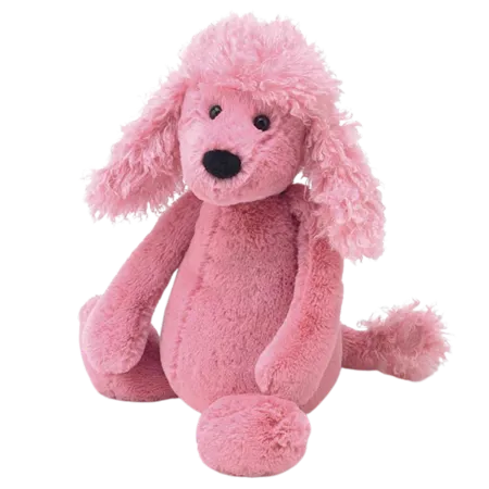Bashful Poodle - (Pink - Small)