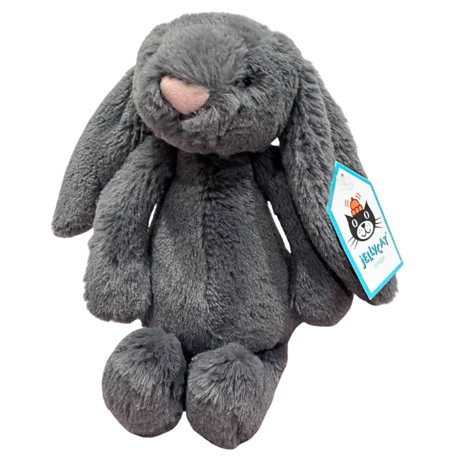 Bashful Charcoal Bunny (Small)