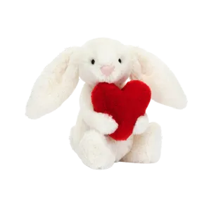Bashful Red Love Heart Bunny (Small)