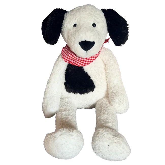 The White Company Black and White Dog
