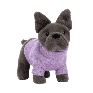 Sweater French Bulldog (Purple - Medium)