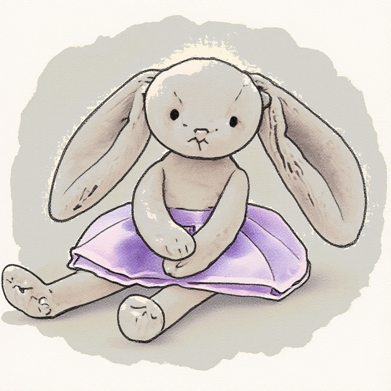 Arabesque Lilac Bunny