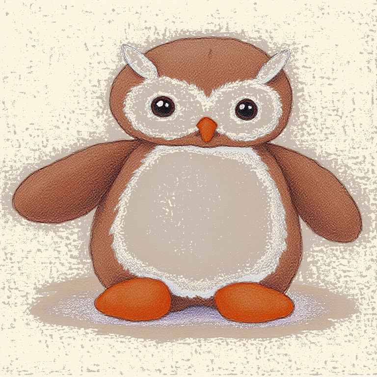 Bashful Barn Owl (Medium)