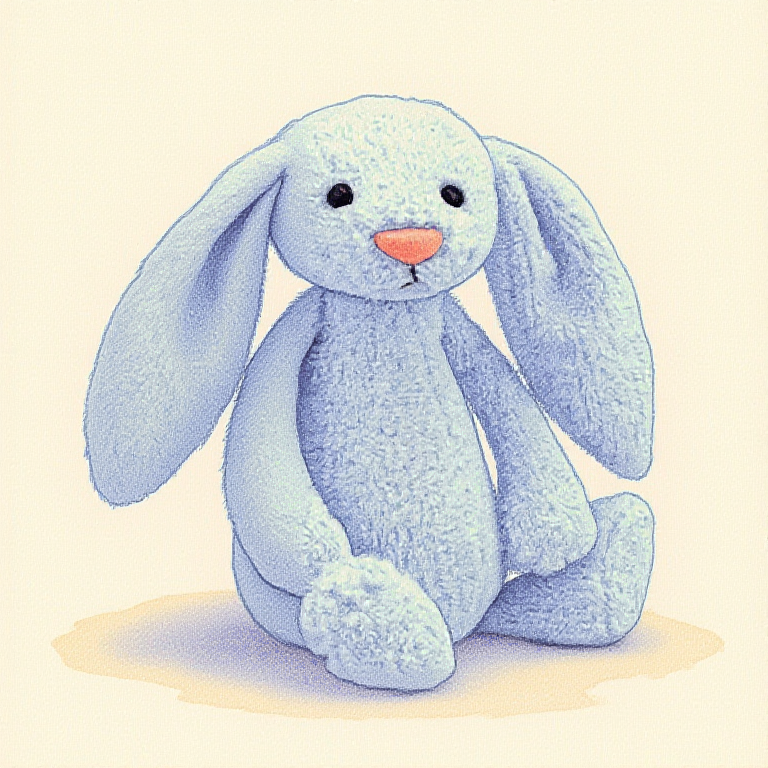 Bashful Blue Bunny Chime
