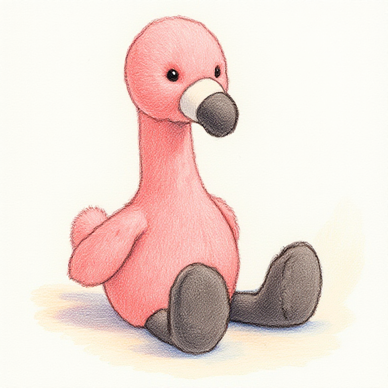 Bashful Flamingo (Small)