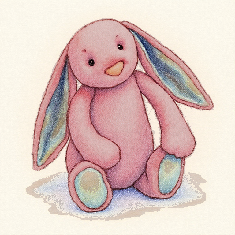 Bashful Tulip Pink Blossom Bunny (1st Generation)