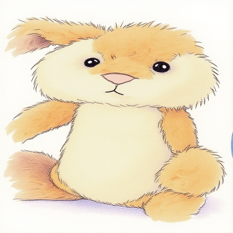 Bashful Wriggle Bunny (Medium)