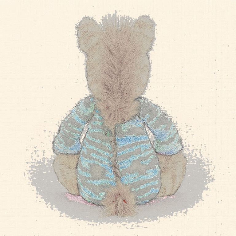 Bashful Zebra (Medium)