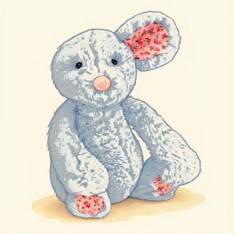 Blossom Bashful Grey Mouse (Small)