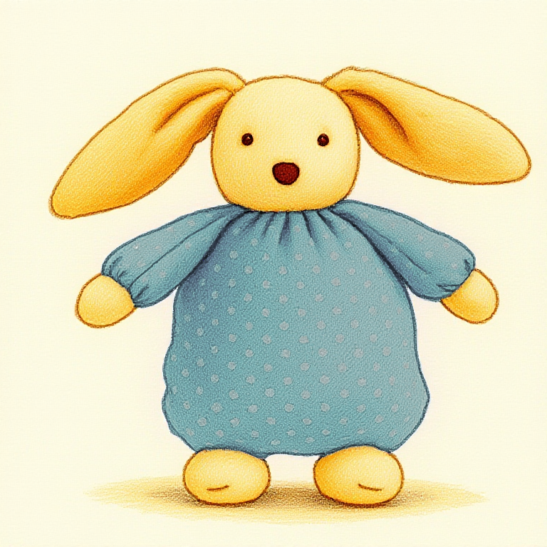 Bonne Nuit Bunny Stone