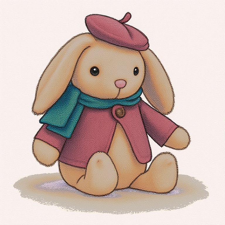Dickensian Bunny (Medium)