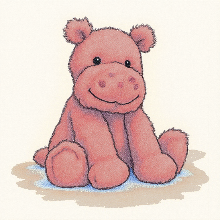 Fuddlewuddle Hippo (Grey)
