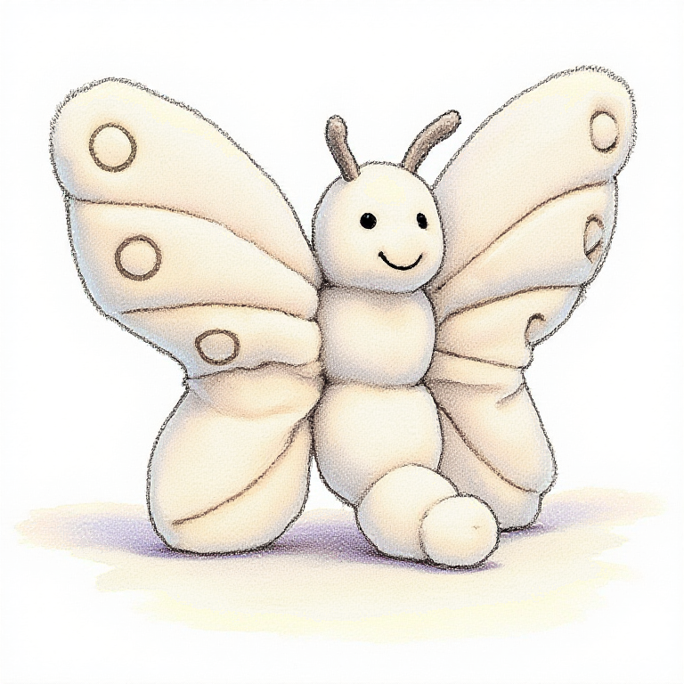 Glistening Winter Butterfly