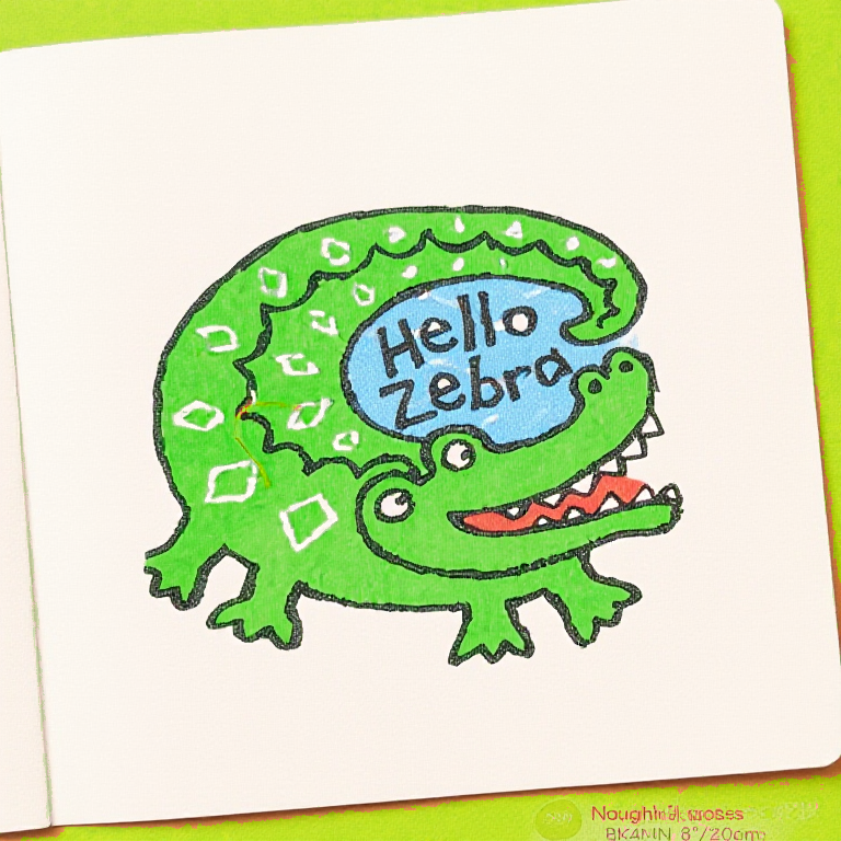 Hello Zebra Book