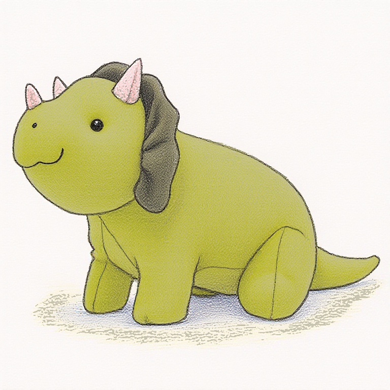 Mellow Mallow Triceratops (Small)