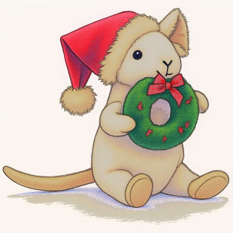 Merry Mouse Wreath (Medium)