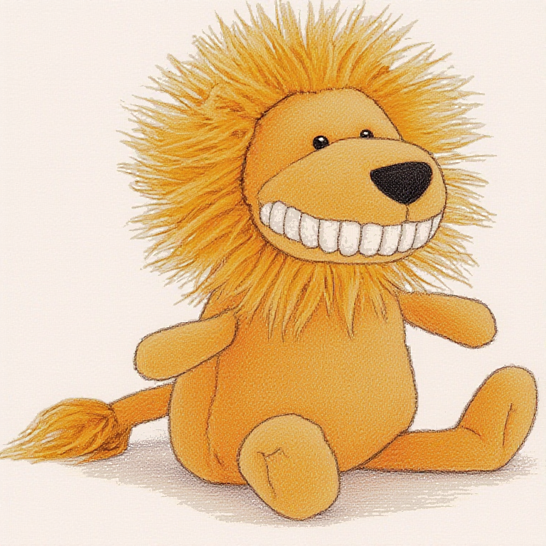 Toothy Lion (Medium)