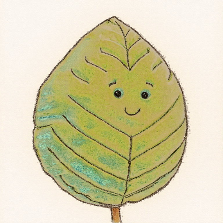 Woodland Beech Tree Leaf (Large)