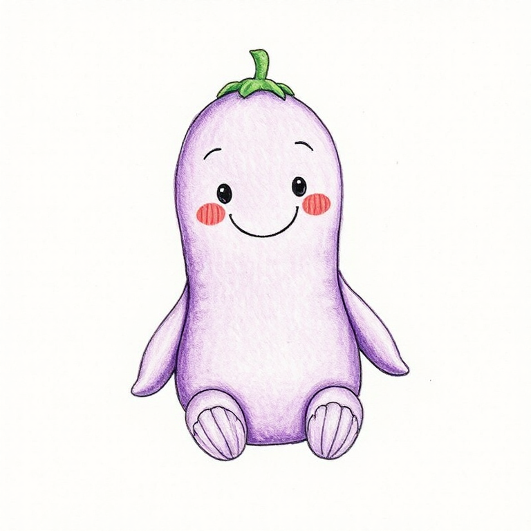 Amuseables Aubergine (Medium)