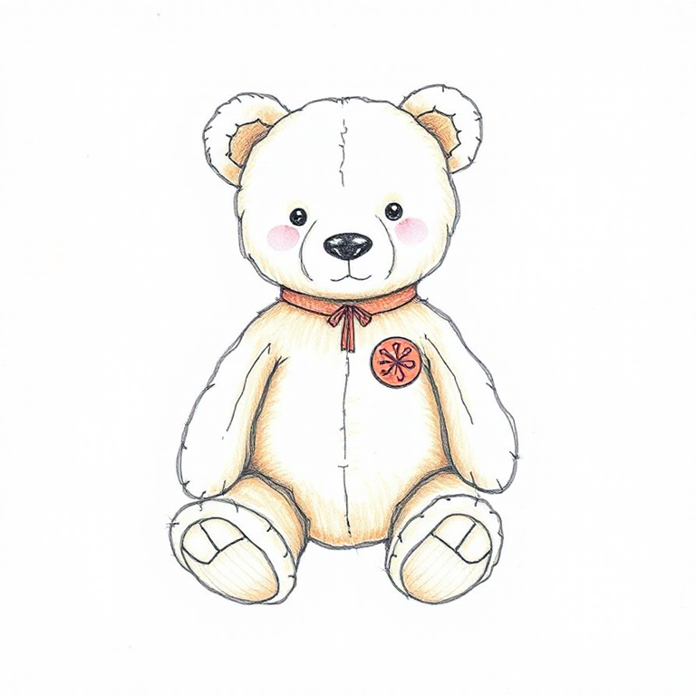 Bartholomew Bear Snow Suit Pin Badge