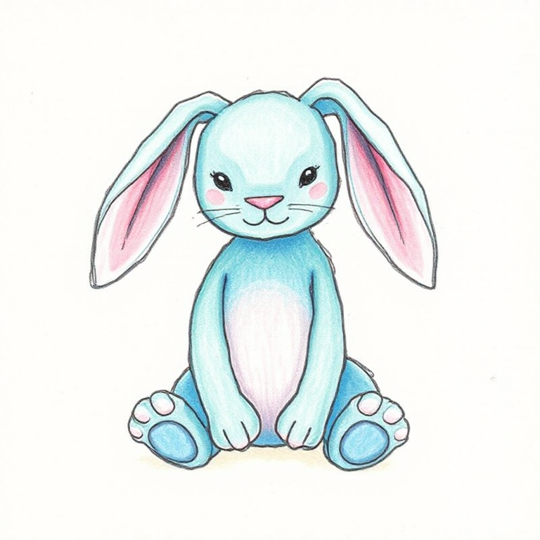 Bashful Beau Blossom Bunny (Medium)