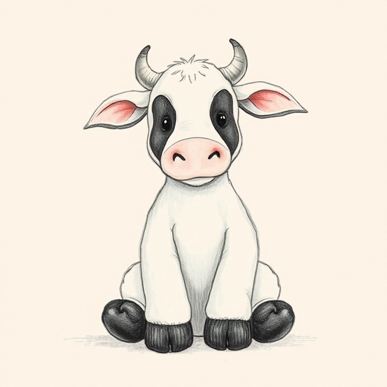 Bashful Calf (Small)