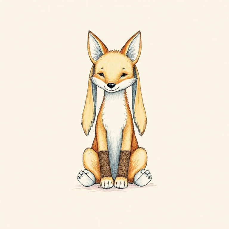 Bashful Fox (Bag Charm)