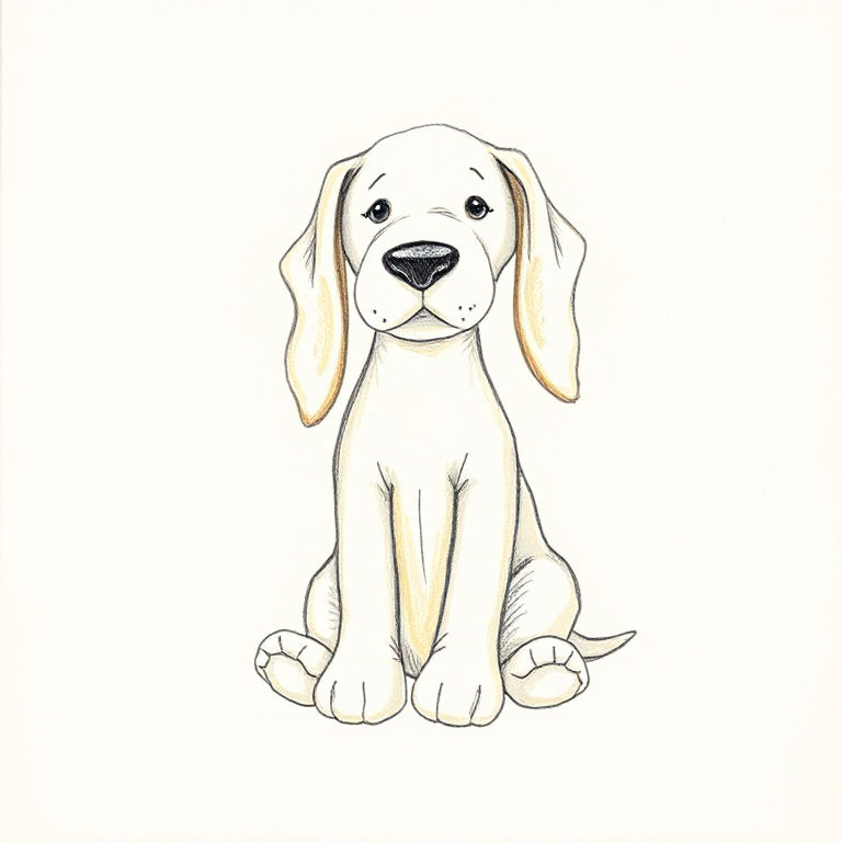 Bashful Labrador