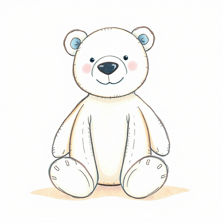 Bashful Pax Polar Bear (Tiny)