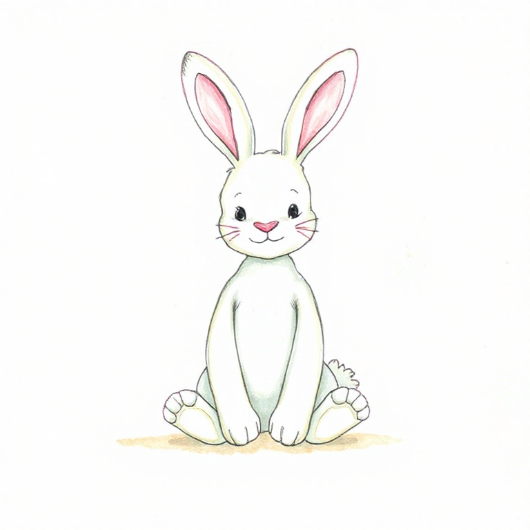 Bashful Pistachio Bunny (Medium)