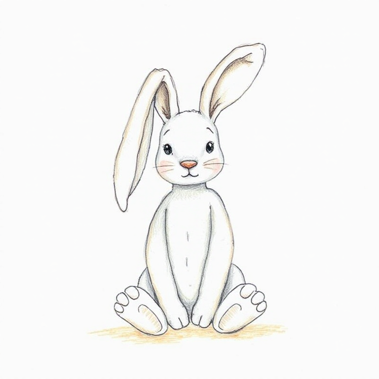 Bashful Saffron Bunny (Bag Charm)