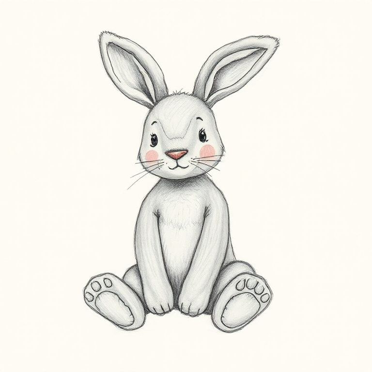 Bashful Silver Bunny Very (Big)