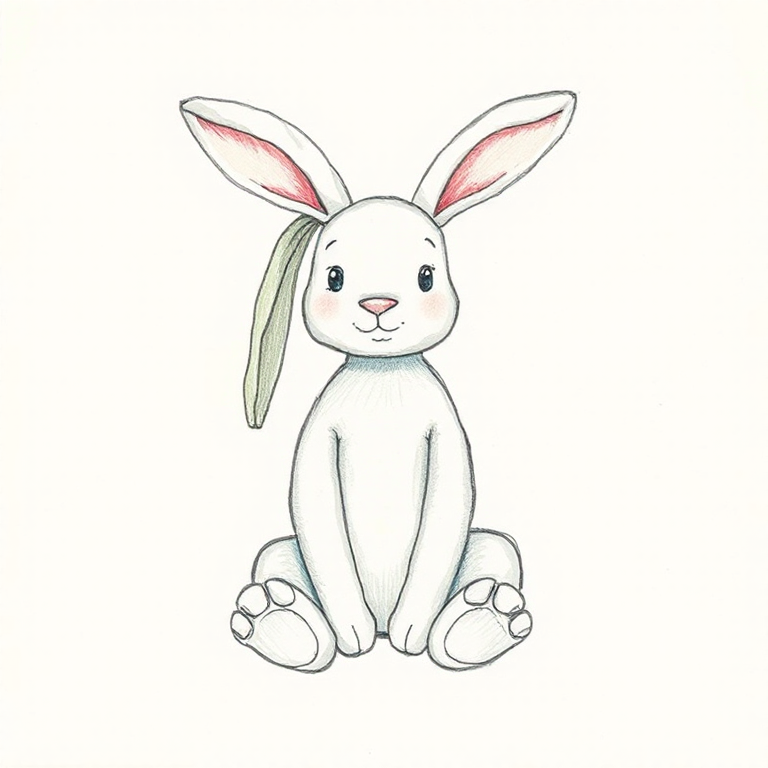 Bashful Starry Bunny (Medium)