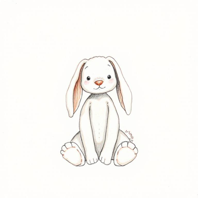 Bashful Twinkle Bunny Stocking