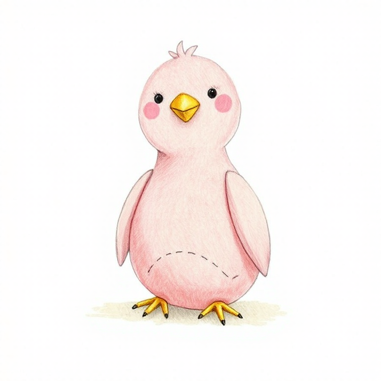 Beaky Bird Pink