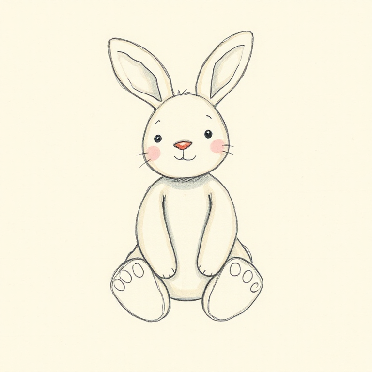Beddy-Bye Bunny Puppet Soother