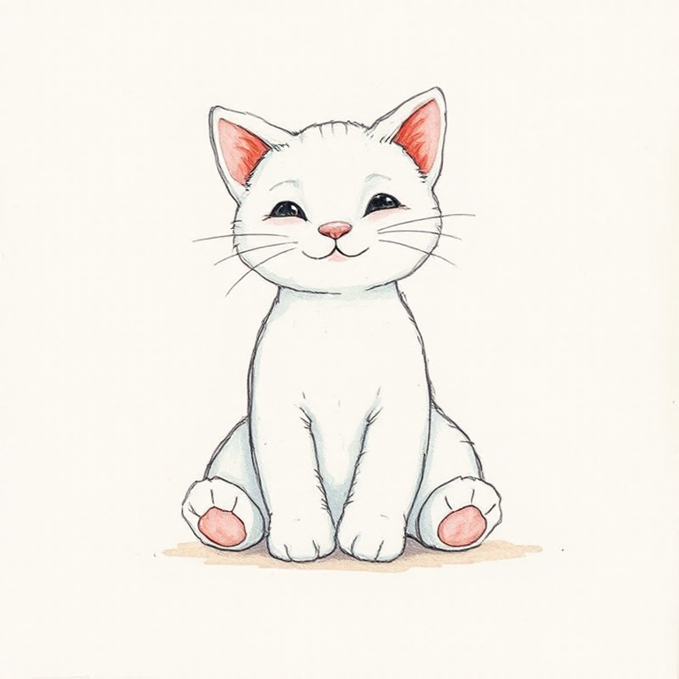 Bedtime Kitten (Medium)